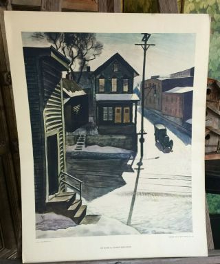 Ice Glare By Charles Burchfield Living America Art Prints 1939
