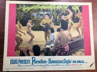Bs87 Paradise Hawaiian Style (1966) Elvis Presley Lobby Card
