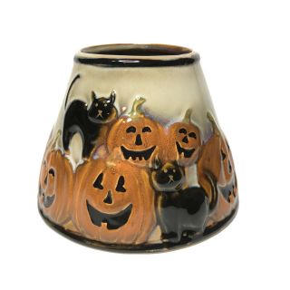 Yankee Candle Halloween Cats Large Shade Pumpkins Black Cats Jack O Lantern