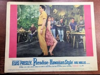 Bs88 Paradise Hawaiian Style (1966) Elvis Presley Lobby Card