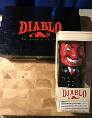 Funko 1999 El Diablo Wacky Wobbler Rare - With The Cigar Box Set Hot