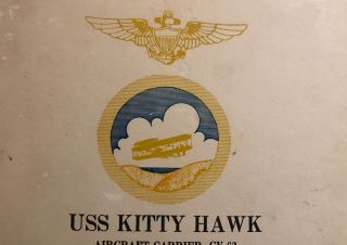 Uss Kitty Hawk Cv - 63 Picture Book