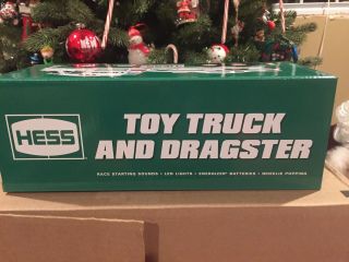2016 HESS TOY TRUCK AND DRAGSTER - FACTORY - FAST 2