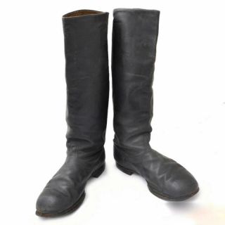 Vintage Soviet Russian Officer Jack Boots Army Riding Ussr Military Size 42