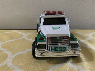 Hess Gasoline Toy Tow Truck With Car 2