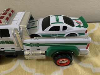 Hess Gasoline Toy Tow Truck With Car 3