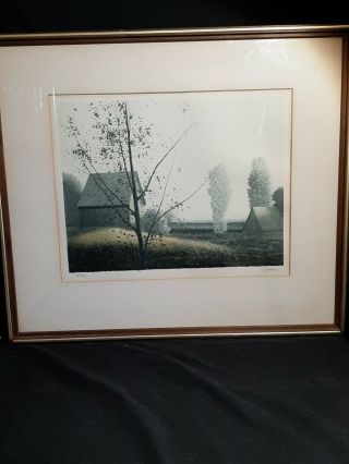 Robert Kipniss Hand Signed Artist Proof Lithograph,  August Shadows,  Ny Realist