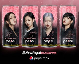 Pepsi Max X Blackpink Can Thailand Set Of 4 Jisoo Jennie Rose Lisa 325ml