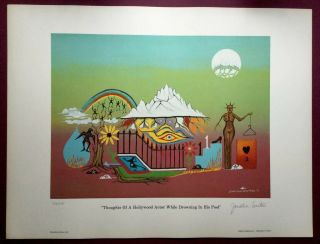 Jonathan Winters Limited Edition Lithograph Signed & Numbered 146/475
