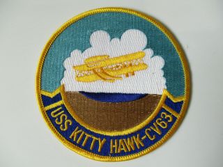 1995 Era Us Navy Uss Kitty Hawk Cv - 63 Aircraft Carrier Squadron Patch