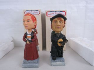 Martin & Katie Luther Hand - Painted Bobbleheads - Old Lutheran - Opened Boxes