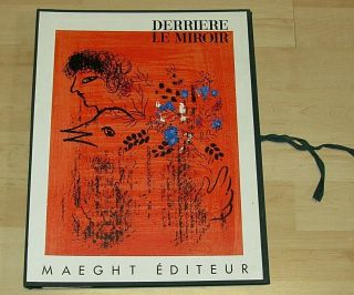 Derriere Le Miroir Maeght Editeur Paris Hardcover Folder Chagall Miro
