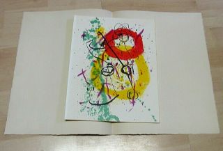 1961 Joan Miro Xx:e Siecle No 16 Lithograph