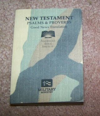 Pocket Bible,  Desert Shield / Storm,  U.  S.  Issue