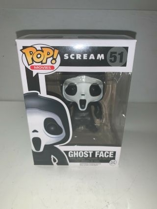 Funko Pop Movies Scream Ghost Face Vinyl Figure 51 Vaulted Rare Ghostface