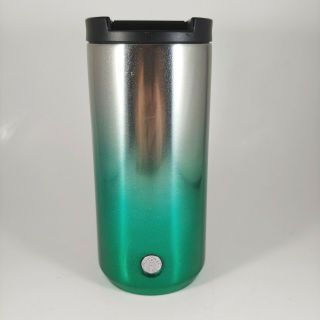 Starbucks 2018 Green Ombre Stainless Steel Travel Mug Coffee Cup Tumbler 12oz