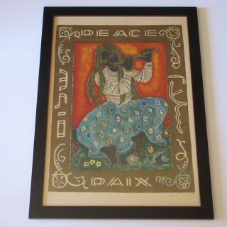 Irene Awret Lithograph Peace Abstract Modernism Listed Signed Limited Edition