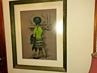 1946 SIGNED COLORED LITHOGRAPH 