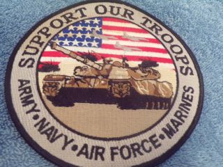 Coat Patch - 5 " : " Support Our Troops "