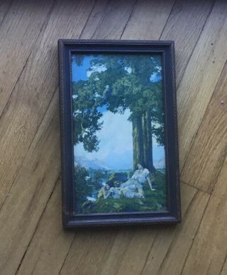 Maxfield Parrish Hilltop 11x7 Art Deco Print And Frame House Of Art,  Ny
