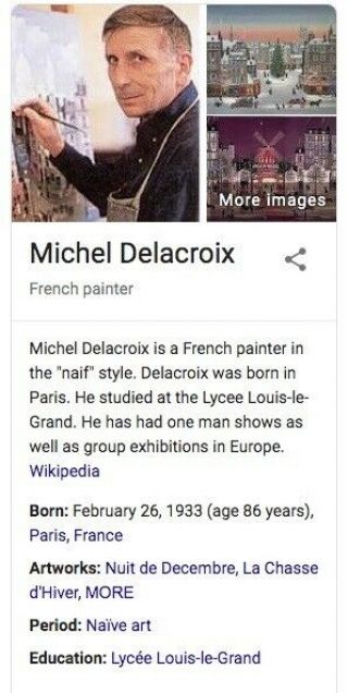 Michel Delacroix Lithograph Pencil Signed Numbered 144/150 Framed Art 2