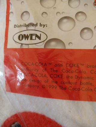 Vintage 90s Coca Cola Blanket Twin Full Size USA Coke 3