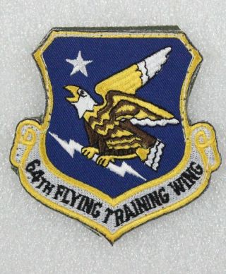 Usaf Air Force Patch: 64th Flying Training Wing W/hook & Loop