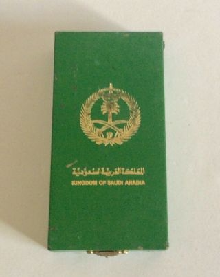 Kingdom Of Saudi Arabia Kuwait Liberation Medal No Ribbon Box Light Damage