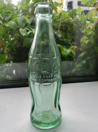Vintage Coca - Cola 6 Oz Green Glass Bottle,  Jacksonville Florida