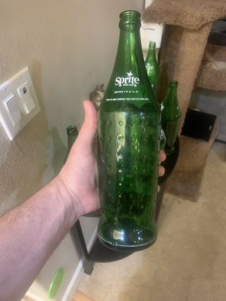 Vintage 1961 Sprite Glass Bottle,  28 Fl.  Oz.  - Zion National Park