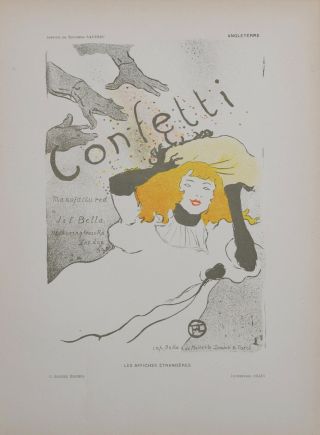 Henri De Toulouse Lautrec: Les Affiches Etrangères Illustrées - Lithograph 1897