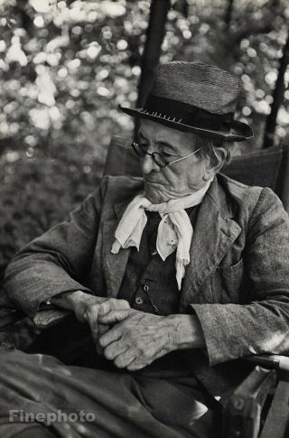 1952 Paul Leautaud Writer Critic - Henri Cartier - Bresson Vintage Photo Art 16x20