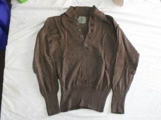 U.  S.  Military Army Issued 100 Wool Sweater Men 