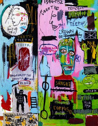 Jean - Michel Basquiat In Italian 1983 Limited Edition Giclee Print