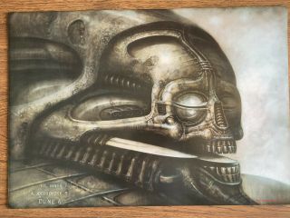 H R Giger Dune Vi 6 Poster Offset Lithograph Print (c) 1976 - 80’s