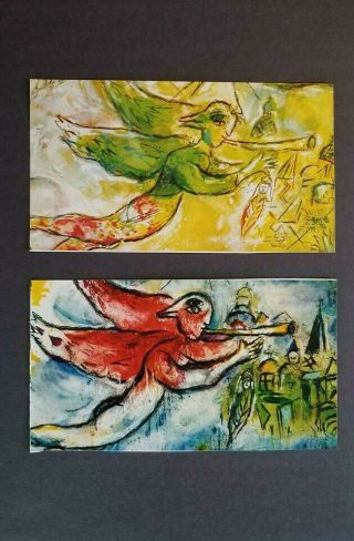 Marc Chagall Mussorgsky Ceiling Panel Paris Opera House Mounted Lithograph 1968