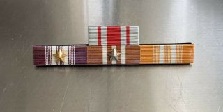 Singapore Armed Forces Saf Long Service Medal Ribbon Riband Bar 30 Year Military