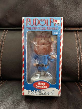 Toy Site Yukon Cornelius Bobble Head From Rudolph Rednosed Reindeer Cartoon Nib