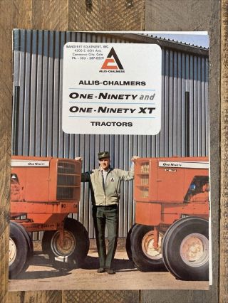 Vintage Allis - Chalmers Tractor Brochure