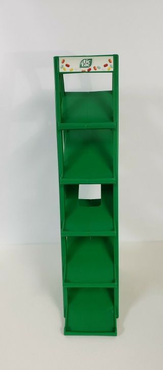 Tic Tac Shelf 5 shelves countertop display Green Classic design 2
