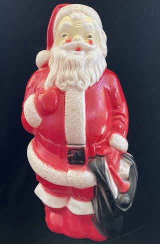 Empire 13 Inch Santa Blow Mold By Empire Dated 1968 In