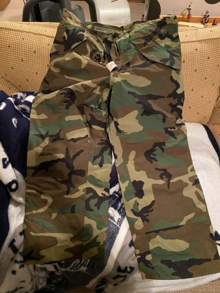 Gore - Tex Cold Weather Camouflage Trousers Size 31 " - 35 "
