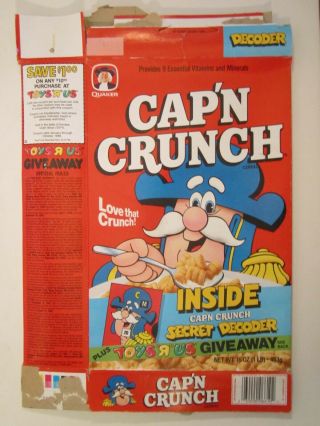 1988 Cereal Box Cap 