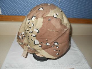 Pasgt Helmet Cover,  1998,  Sz.  X - Small/small,  Choc.  Chip Desert Camo,  Propper