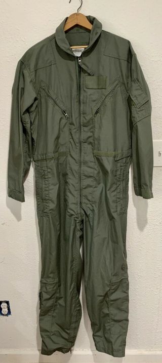 1993 U.  S.  Air Force Military Summer Fire Resistant Coveralls Flight Suit,  44 Reg