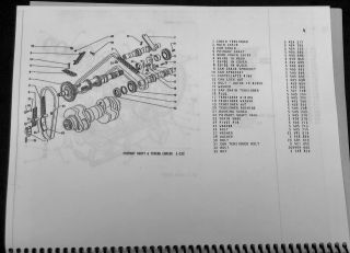 Citroen Sm Parts Book Condensed To 116 Pages