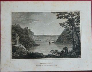 Rare Antique 1830 ' s Harpers Ferry West Virginia Engraving Art 2