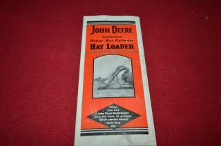 John Deere Hay Loader From 1933 Dealer 