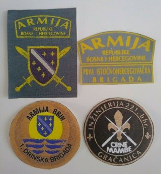 Army Republic Of Bosnia And Herzegovina Patches Ar Bih