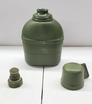 Canadian Army Thermos / Canteen Hot Or Cold Liquid Green Nsn 7330 - 21 - 907 - 526